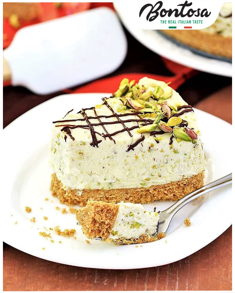 Bontosa Pistachio Cream Cheesecake وصفات ايطالية